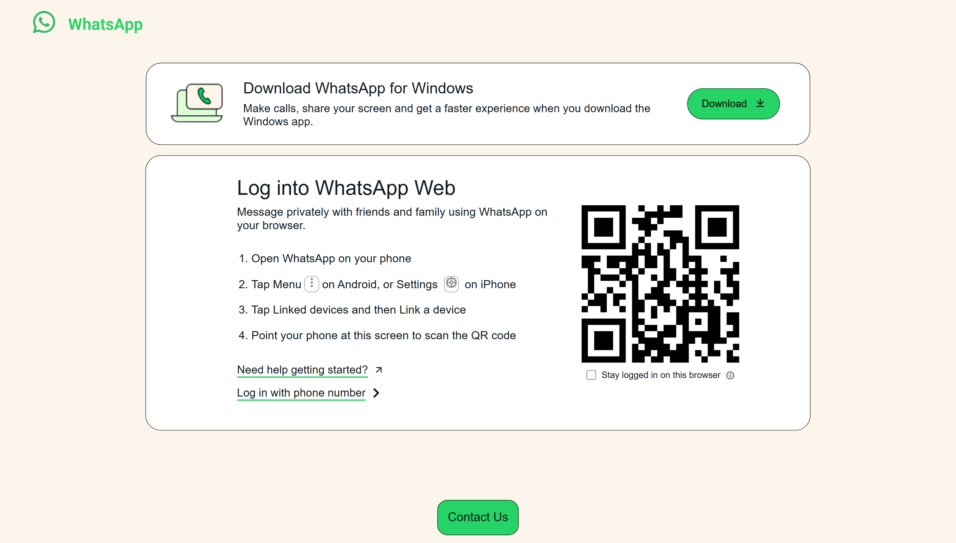 WhatsApp Web Clone Website Image
